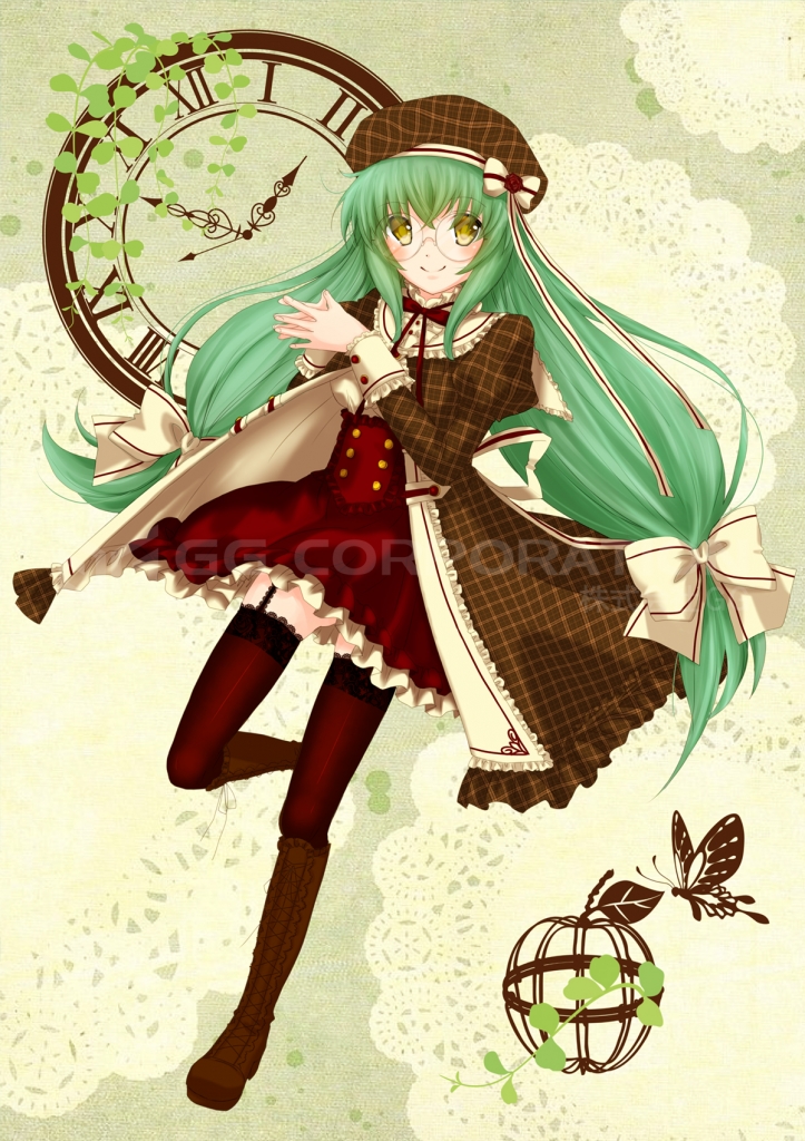 十鳥琴梨のクラシカルロリータ女の子イラスト作品