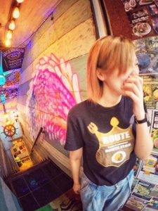 maYapaintの羽の壁　壁画作品